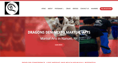 Desktop Screenshot of dragonsdenmma.net