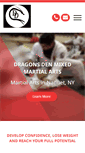 Mobile Screenshot of dragonsdenmma.net